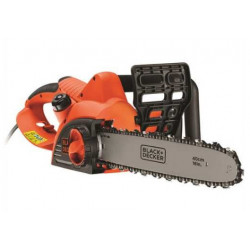 Black+Decker CS2040-QS - Motosega Elettrica, 2000 W, Barra 40 cm, Anti Contraccolpo e Arresto Catena