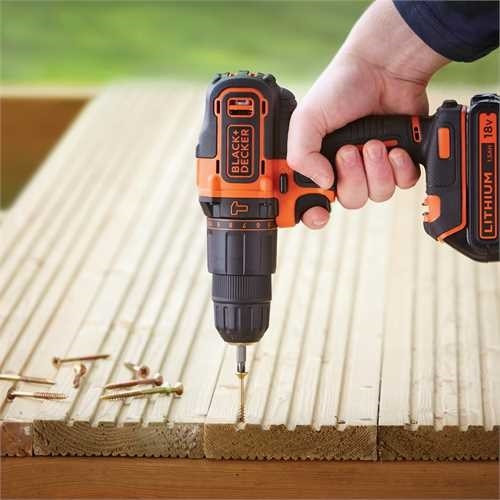 Black Decker BDCHD18K-QW - Trapano/Avvitatore a...