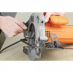 Black Decker CS1250L-QS - Sega Circolare 1250 W, 5.300 Giri/min, Diametro Lama 190 mm, Max. profondità taglio 90°, Guida Laser
