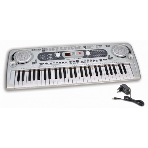Bontempi Tastiera 54 tasti display con adattatore