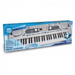 Bontempi Tastiera 54 tasti display con adattatore