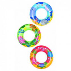 Bestway 36113 galleggiante da piscina e da spiaggia Blu, Arancione, Giallo Salvagente A fantasia Vinile