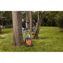 Black+Decker BEMW471ES-QS - Rasaerba 1600 W, Larghezza Taglio 38 cm, 6 Altezze Taglio 20-70 mm, Cesto 45 Lt.