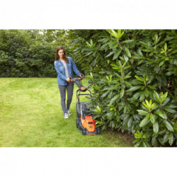 Black+Decker BEMW471ES-QS - Rasaerba 1600 W, Larghezza Taglio 38 cm, 6 Altezze Taglio 20-70 mm, Cesto 45 Lt.
