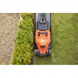 Black+Decker BEMW471ES-QS - Rasaerba 1600 W, Larghezza Taglio 38 cm, 6 Altezze Taglio 20-70 mm, Cesto 45 Lt.