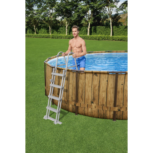 Bestway Power Steel Swim Vista Piscina Fuori...
