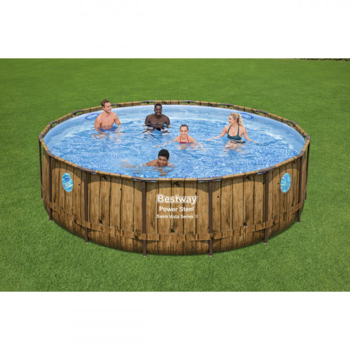 Bestway Power Steel Swim Vista Piscina Fuori...