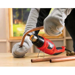 Black Decker KX1693-QS - Pistola Termica, 1800W, 3 Regolaz. Temperatura (130/380/560°), 3 Regolazioni Flusso Aria (200/350/450)