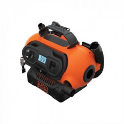 Black Decker BDCINF18N-QS - Compressore ad Aria, 11.03 Bar Pressione Max, Quadrante Digitale, Corrente 12V (accendisigari auto)
