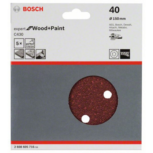 Bosch 2 608 605 716 fornitura per levigatura...