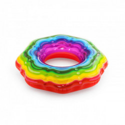 Bestway 36163 galleggiante da piscina e da spiaggia Multicolore Anello di nuoto A fantasia PVC