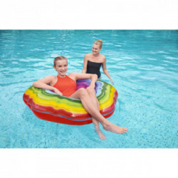 Bestway 36163 galleggiante da piscina e da spiaggia Multicolore Anello di nuoto A fantasia PVC
