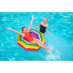Bestway 36163 galleggiante da piscina e da spiaggia Multicolore Anello di nuoto A fantasia PVC