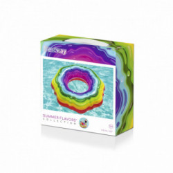 Bestway 36163 galleggiante da piscina e da spiaggia Multicolore Anello di nuoto A fantasia PVC