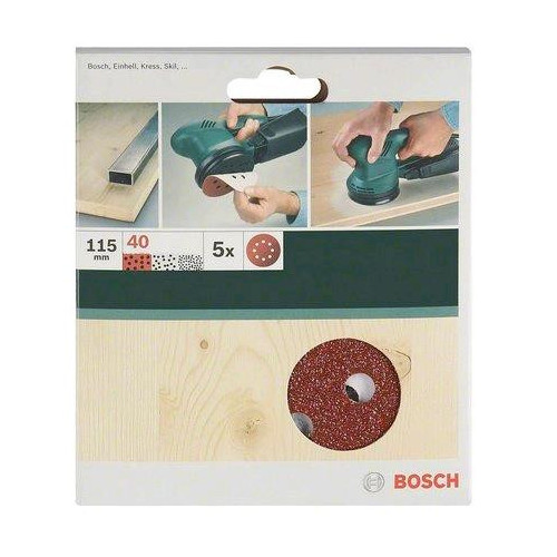 Bosch 5 Fogli abrasivi per levigatrice...