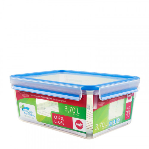 EMSA CLIP & CLOSE Rettangolare Scatola 3,7 L...
