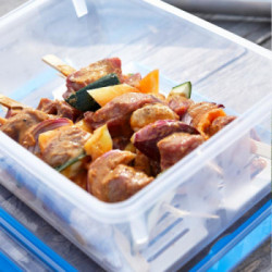 EMSA CLIP & CLOSE Rettangolare Scatola 3,7 L Blu, Trasparente 1 pezzo(i)