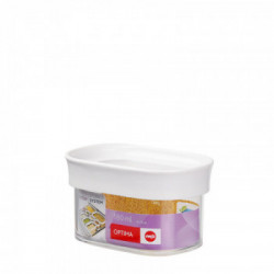 EMSA Optima Rettangolare Scatola 0,18 L Trasparente, Bianco