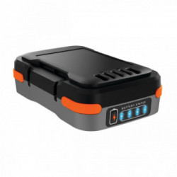 Black Decker BDCB12B-QW - Batteria al Litio 12V, 1.5 Ah, con porte USB, per Gamma 12 V Litio (caricabatterie e cavo USB inclusi)