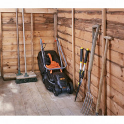 Black+Decker BEMW351-QS - Rasaerba 1000 W, Larghezza Taglio 32 cm, 3 Altezze Taglio 20-40-60 mm, Capacità Cesto 30 Lt.