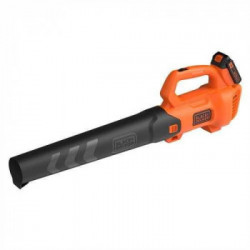 Black+Decker BCBL200L-QW - Soffiatore al Litio 18V, 2,0 Ah, Ventole Assiali, Velocità Soffiaggio, 145 Km/h
