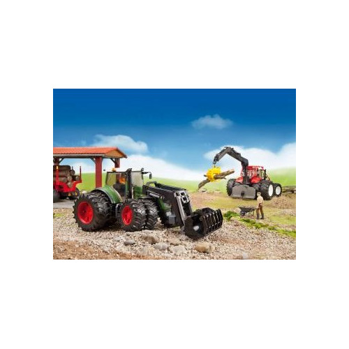 Bruder 02252 - Rimorchio per Trasporto Legno a...