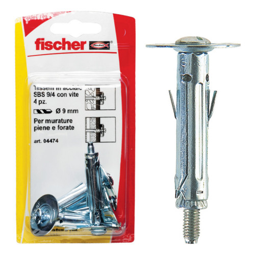 FISCHER TAS. BLISTER SBS 9/ 1K