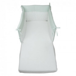 Baby Idea - Paracolpi 3 Lati Sfoderabile Stelle Verde P/260VD