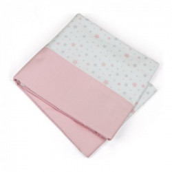 Baby Idea - Copripiumino Lettino Stelle Rosa 601/RS