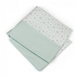Baby Idea - Copripiumino Lettino Stelle Verde 601/VD