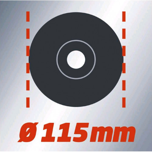 Einhell TC-AG 115 - Smerigliatrice, 500W
