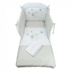 Baby Idea - Piumone + Kit lenzuolino Little Stelle Beige 30350/SB