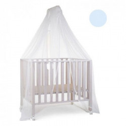 Baby Idea - Zanzariera con asta Tulle Bco-Azz. 6020AZ