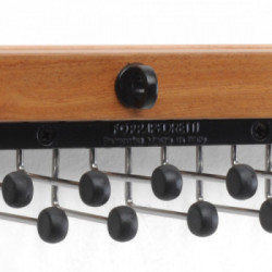 Foppapedretti Dandy - Portacravatte per Armadi in Legno Massiccio, Naturale