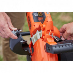 Black+Decker BCBLV3625L1-QW - Soffiatore a Batteria 3-in-1 36V, 2,5 Ah, 270 Km/h, Volume Aspirazione 8.8 m³/min