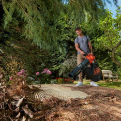 Black+Decker BCBLV3625L1-QW - Soffiatore a Batteria 3-in-1 36V, 2,5 Ah, 270 Km/h, Volume Aspirazione 8.8 m³/min