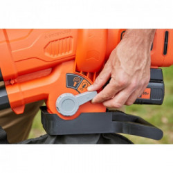 Black+Decker BCBLV3625L1-QW - Soffiatore a Batteria 3-in-1 36V, 2,5 Ah, 270 Km/h, Volume Aspirazione 8.8 m³/min