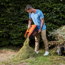 Black+Decker BCMW3318L2-QW - Rasaerba a Batteria, 18V-36V, Scocca 33 cm, Cesto 35 Lt. con 2 Batterie 2,5 Ah in Dotazione