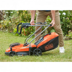 Black+Decker BCMW3318L2-QW - Rasaerba a Batteria, 18V-36V, Scocca 33 cm, Cesto 35 Lt. con 2 Batterie 2,5 Ah in Dotazione
