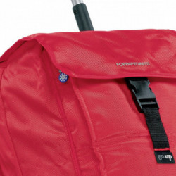 Foppapedretti 9702000300 Go Up - Carrello Portaspesa, 48x40xh110 cm, Alluminio, Rosso