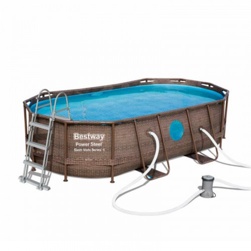 Bestway Power Steel Swim Vista Piscina Fuori...