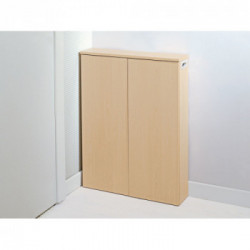 Foppapedretti Stiraemolla - Mobile con Piano da Stiro e d'Appoggio a Scomparsa con Ruote, Naturale