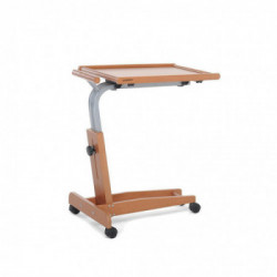 Foppapedretti 9900381506 Siesta - Carrello con Ripiano Regolabile e Inclinabile, Noce