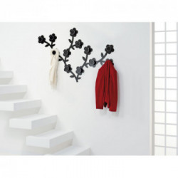 Foppapedretti Appendifiore - Appendiabiti da Parete dotato di 2 Portabiti, Ghiaccio