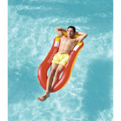 Bestway 43103 galleggiante da piscina e da spiaggia Blu, Rosso Materassino galleggiante A fantasia Vinile