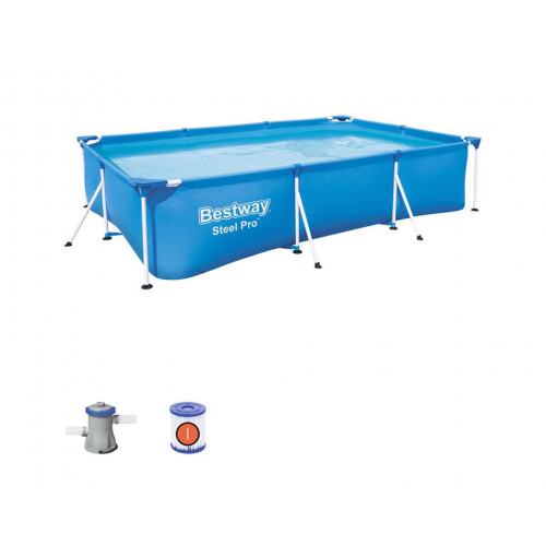 Bestway Steel Pisicna Fuori Terra Rettangolare...