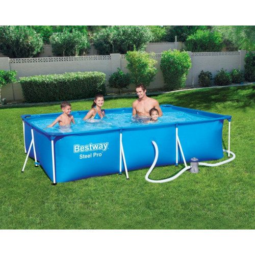 Bestway Steel Pisicna Fuori Terra Rettangolare...