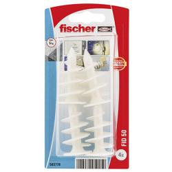 Fischer 503778 ancoraggio a vite e tassello Tassello a muro 5 cm 4 pezzo(i)