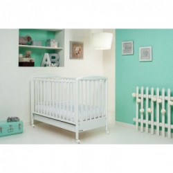 Foppapedretti Lucy - Lettino con Spondine Regolabili, Bianco