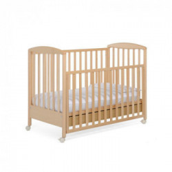 Foppapedretti Lucy - Lettino con Spondine Regolabili, Naturale
